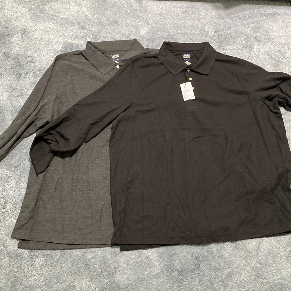 Set of 2 - Croft and Barrow Men’s Polo Shirts - 3XB
